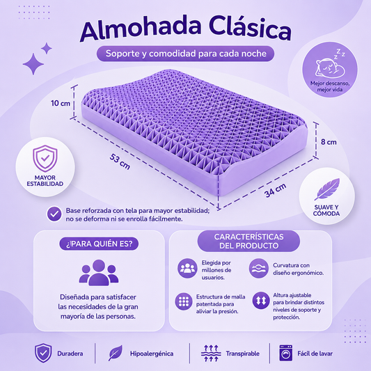 Almohada Ergonómica para un Descanso Profundo